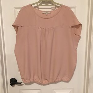 LOFT Pink Blouse - Sz Med